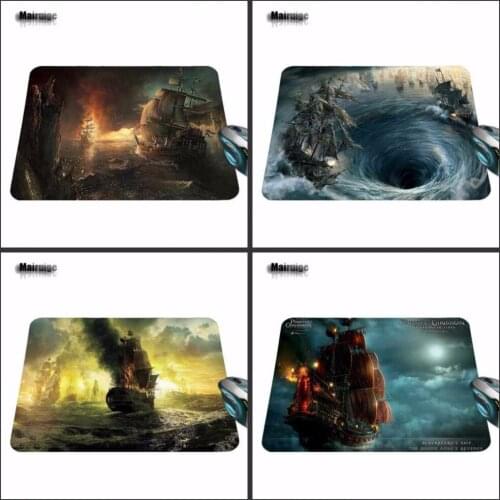 Anti-slip Durable New Arrival Captain Jack Ship Sparrow Anti-Slip Rectangle Mouse Pad Customized Supported 220mmx180mmx2mm