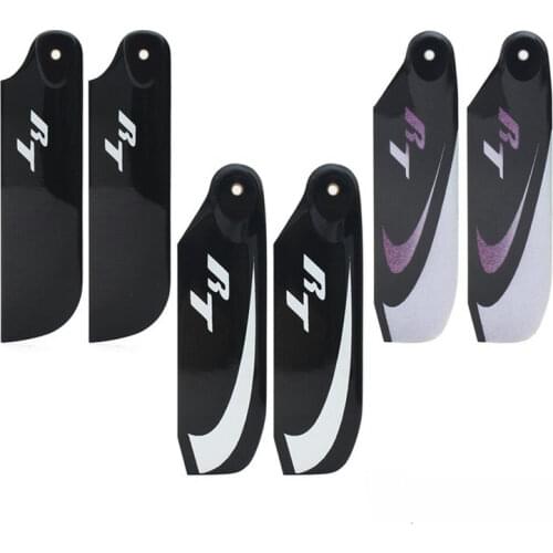1 Pair FUN-KEY Rotor Tech Carbon Fiber Tail Rotor Blade For Align T-rex Gaui KDS Agile Alzrc SAB XLPower Rc Helicopter