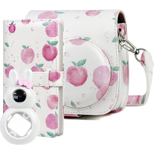 Fujifilm Instax Mini 9 Mini 8 Instant Camera Accessories Bundle Kit,Shoulder Strap Bag Case/96 Photos Book Album/Selfie Lens Set