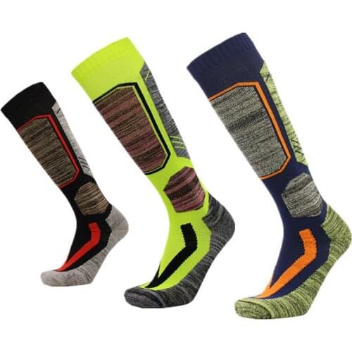 2018 Winter Warm Snowboard Sport Men Women Thermal Long Ski Socks Thicker Cotton Sports Snowboard Climbing Camping Hiking Socks