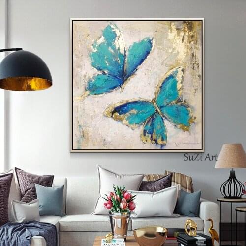 Hand painted flower canvas Wall painting Oil Paintings Abstract art flower tree Oil Painting wall picture for Living Room art