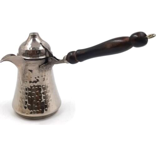 Turkish Copper Coffeepot Handmade Pot With Ottoman Motifs Pod Holder Coffee Box Cup Maker Bone Cafe Storage Mug Accessory Para