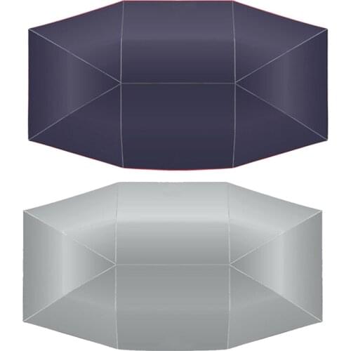 Universal UV Protection 4 * 2.1M Car Umbrella Sunshade Cover Tent Oxford Cloth Silvery UV Protection Auto Accessories