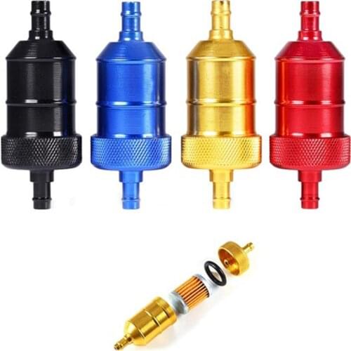 Universal Aluminium Alloy CNC Motocycle Fuel Petrol Filter Replacement Spare Motocycle Accessories Durable Easy to Install