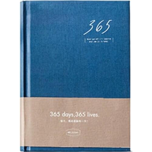 High Quality Stationery Notepad 365 Planner Kawaii A5 Weekly Monthly Daily Diary Planner Notebooks Journals School Supplies Gift