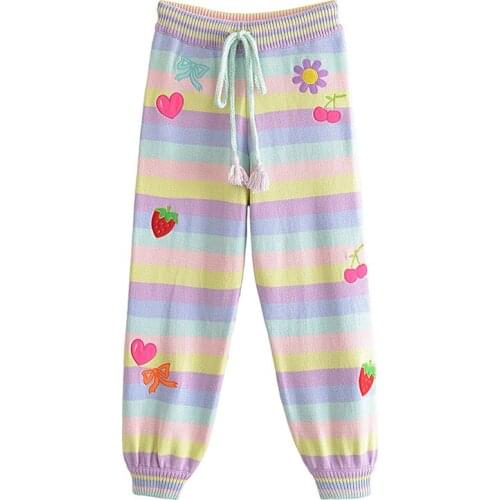 Yenkye Women's Knitted Trousers