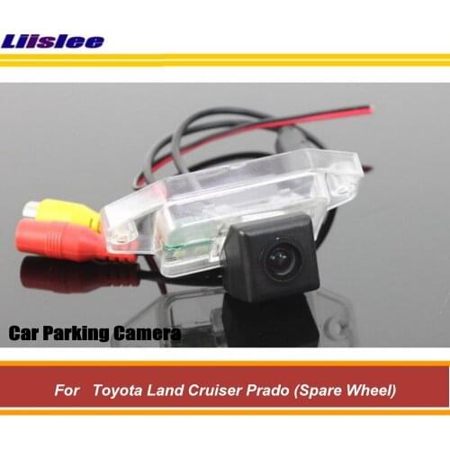 Car Reverse Rearview Parking Camera For Toyota Land Cruiser Prado (Spare Wheel) Back View AUTO HD SONY CCD III CAM