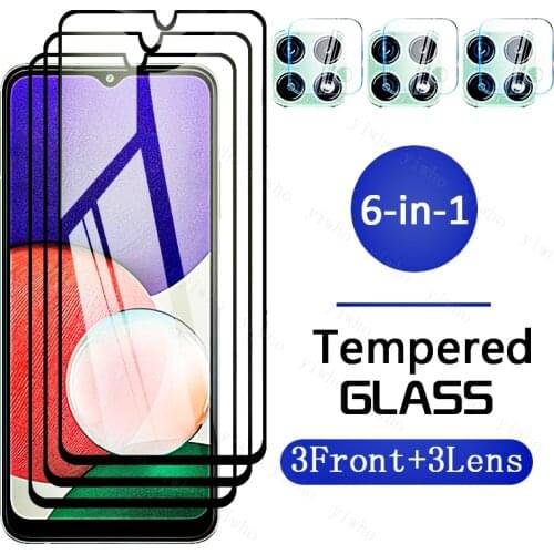 Tempered Glass for Samsung Galaxy A22 Screen Protector A32 A42 A52 A72 5G A02 A02S A12 A51 A71 S21 Plus S20 Fe Camera Lens Film