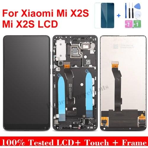 5.99"For Xiaomi Mi Mix2S LCD Display Touch Screen New Digitizer Replacement Assembly Glass Panel For Xiaomi Mi Mix 2S With Frame
