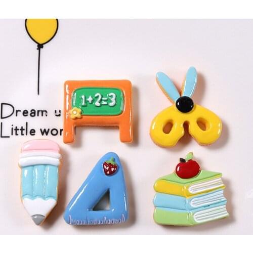 1Pc Lovely Resin Pen Ruler Gutta Cream Gum Glue Flatback Patch Jewelry Making DIY Decoration Phone Case Hairpin Accessories