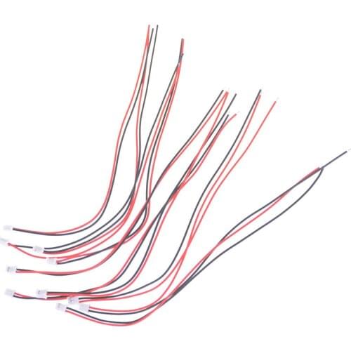 10PCS/lot Mini Micro 2P 3-Pin Connector Plug With Wires Cables 2.0mm PH 200MM Hot Sale