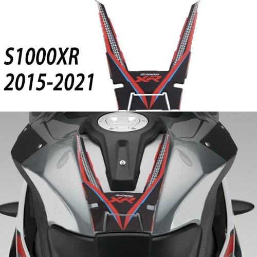 3D Carbon Resin Motorcycle Fuel Tank Protector Pad For BMW S1000XR Sticker S1000 XR s1000 xr 2015-2021 accessories