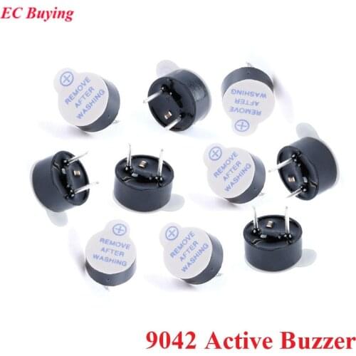 10pcs 9042 Active Buzzer Integrated DC 5V 9*4.2mm 9X4.2mm Electromagnetic Speaker Electronic DIY