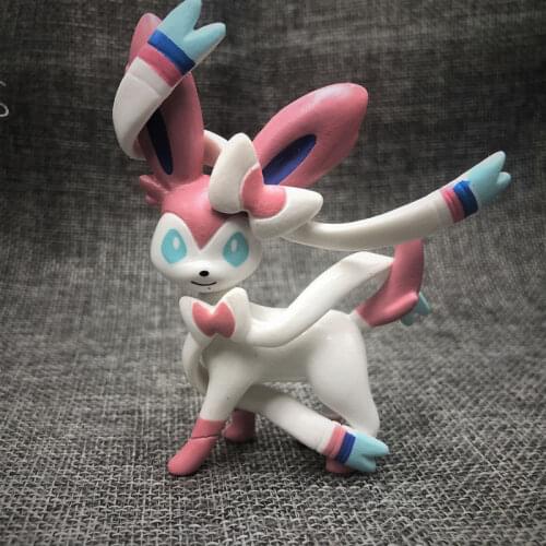 TAKARA TOMY Pokemon 7-9CM Sylveon Dialga Psyduck Bulbasaur Charmander Anime Action Figures Model Toys For Children
