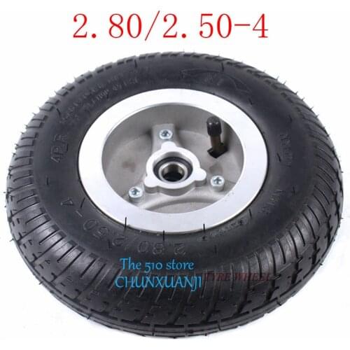 Best seller 2.80/2.50-4 tyre hub for rear wheel and inner tyre of pediatric bicycle electric tricycle standing car