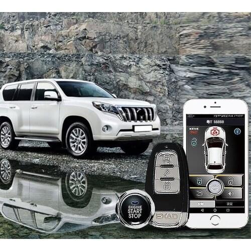 Remote start car alarm Automatic Trunk Opening central locking car keyless entry system start stop button alarm auto signaling