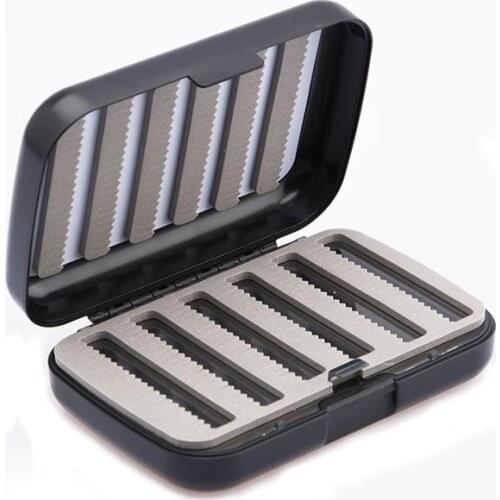 Double Layers Sponge Fly Fishing Tackle Box Thickened Waterproof Fishing Bait Lure Hook Holder Case Fishing Accessories