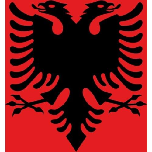 Albania Presidential Flag 120X120cm (4x4FT) 120g 100D Polyester Double Stitched High Quality Free Shipping