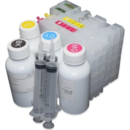 GC41 Refillable Ink Cartridge with Sublimation Ink for Ricoh SG3100 SG2100 SG2010L SG7100 SG3110 SG3120SF SG400 SG800 Printer