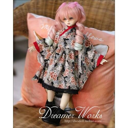 1/4 scale BJD Maid bathrobe kimono suit for SD clothing BJD doll accessories,Not included doll,shoes,wig,and other accessories