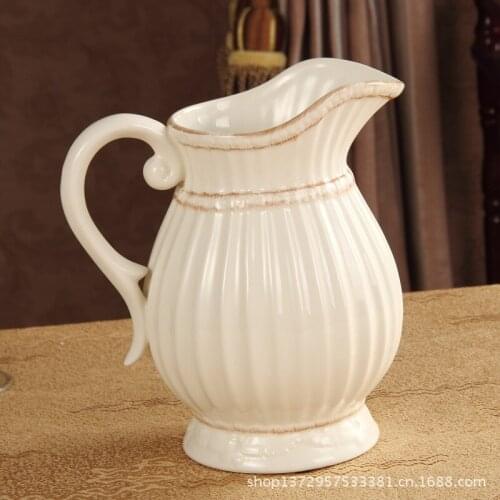 15*12*22.5 cm European style home accessories ceramic vases Mediterranean style ornaments living room creative flower crafts