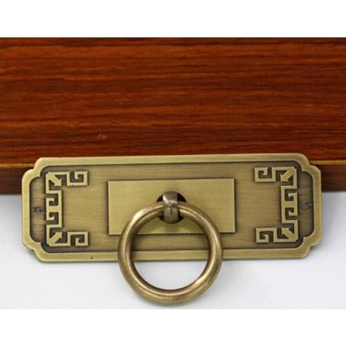 Free shipping Antique solid simple drawer cabinet knob furniture hardware wardrobe shoe door single hole handle round cone pull