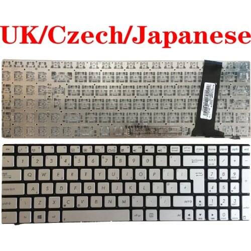 UK/JP/Japanese/CZ/Czech laptop keyboard For ASUS N56 N56V N76 N76V N76VB N76VJ N76VM N76VZ U500VZ N56VV N56VZ U500 U500V