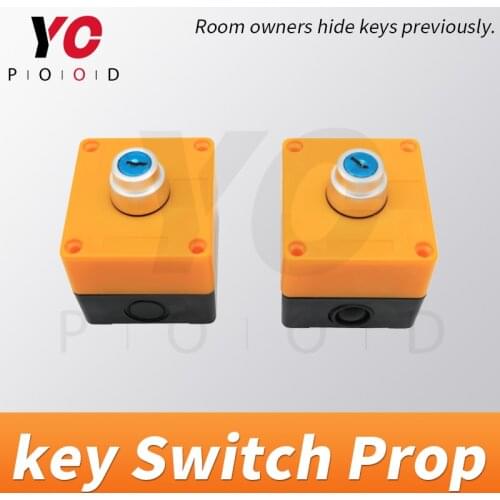 Key Switch escape room prop adjust key to right position to open magnet lock console switch real game chamber YOPOOD