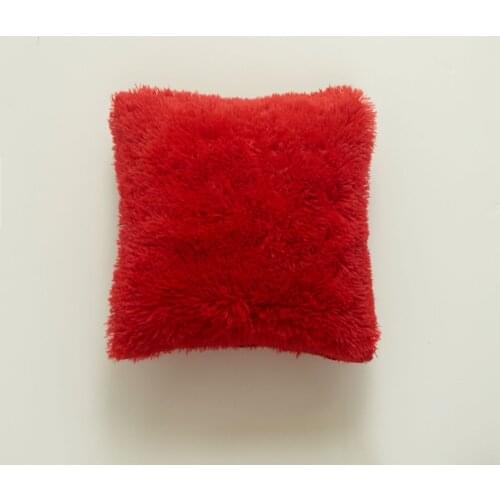 Korean plush pillowcase crystal plush sea lion pillowcase soft and comfortable solid color creative cushion cover