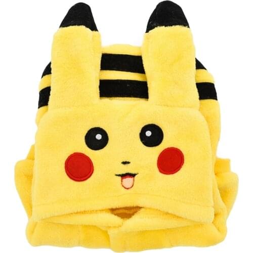 Cute Cat Costume Adorable Pet Clothes Cosplay Jacket Anime Pet Clothes Kitty Puppy Coat Small Pet Homewear Warm Dog Hoodie