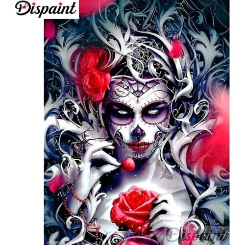 Dispaint Full Square/Round Drill 5D DIY Diamond Painting "Woman devil" Embroidery Cross Stitch 3D Home Decor A11797
