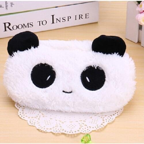 Fluffy Panda Plush Toy Bag , Kids Key chain pendant plush Toy toys