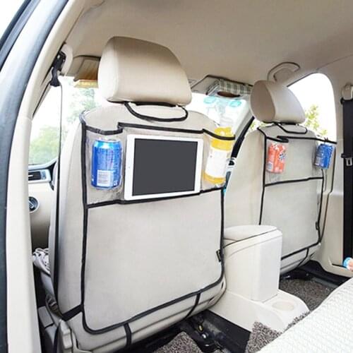 Universal Car Back Seat Organizer Storage Bag Multi Pocket Hanging Pouch Phone Pocket Pouch Auto Accessories