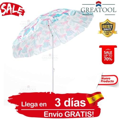 Windproof beach umbrella, garden furniture, large sun shade for Patio and terrace, parking, rain umbrella