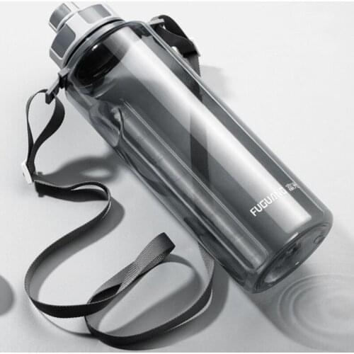 Large Capacity Plastic Water Cup with Suspenders Mens Portable Water Bottle Space Cup Outdoor Sports Large Water Bottle 3000ml