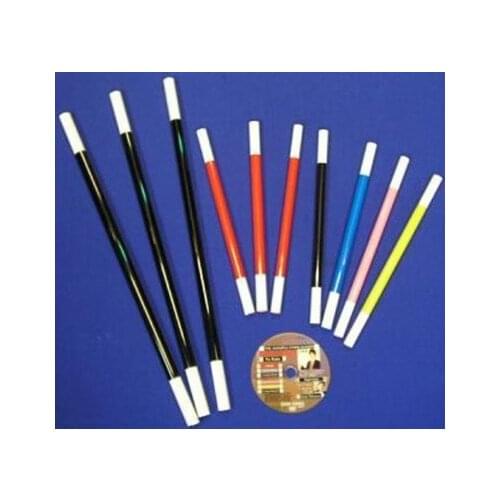 Manipulation Wands (5 colors, 10pcs/set) Magic Tricks Magician Appearing Magie Wands Cane Stage Close Up Gimmick Props Comedy