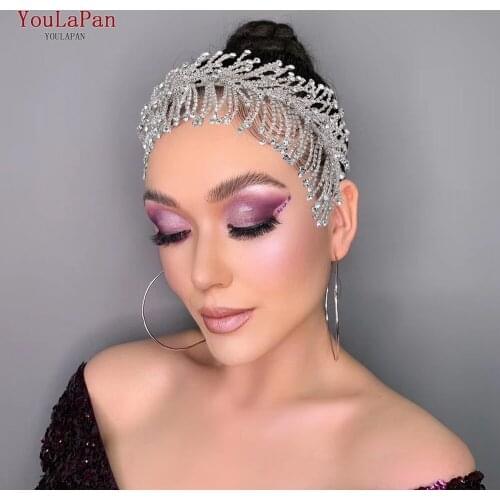 YouLaPan HP378 Wedding Hair Accessories Women Tiaras Wedding Royal Crown Rhinestone Tiaras Crowns Pageant Hair Jewelry Headwear