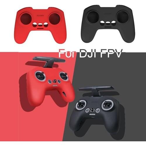 Protective Cover with Strap for DJI FPV Drone Remote Controller Silicone Protector Sleeve RC Drone Accessories