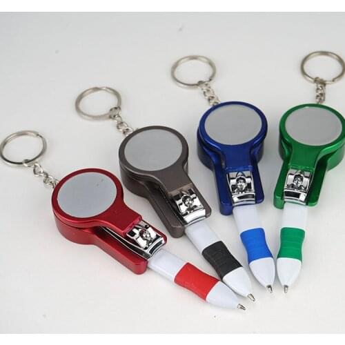 Factory tool pen professionally mirror pen nail clipper pen office text teaching key foil portable folding pendant pen