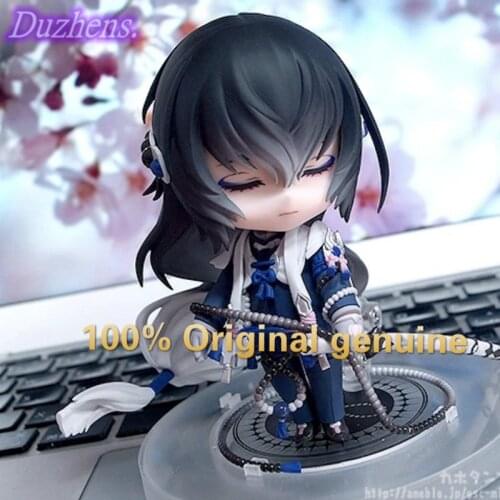 100% Original genuine Touken Ranbu Online Juuzumaru Tsunetsugu Q version figma PVC Action Figure Anime Figure Model Doll Gift