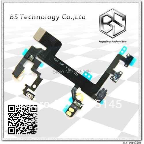100% Original Volume Power Flex Cable for iPhone 5S Wholesale Free Shipping