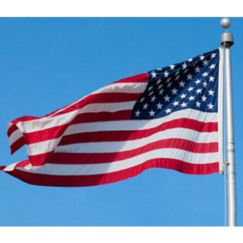 150x90cm US Flag Double Sided Printed Polyester American Stars and Stripes Flag Grommets USA Flag UV Fade Resistant banner