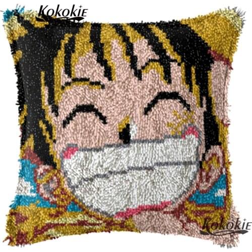3d carpet cushion cross stitch kits embroidery needlework latch hook rug canvas Crochet Hook Embroidery yarn Pillows Case Making