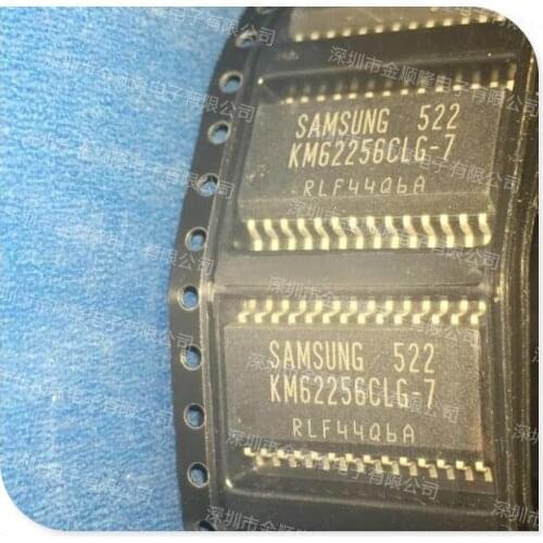 5pieces KM62256CLG-7 SAMSUNG SOP28 32K x 8 bit flash