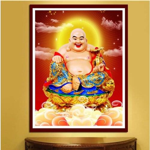 Diy 5d Sale Diamond Embroidery,Diamond Mosaic,Full,Buddha,Maitreya,Diamond Painting, Cross Stitch,3d, Decoration, Gift