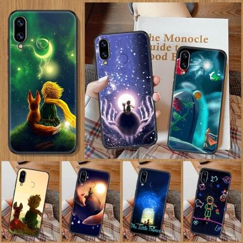 The Little Prince Cartoon Phone Case For Huawei Honor 6A 7A 7C 8A 8X 8 9 9X 10 10i 20 Lite Pro black soft coque pretty funda 3D