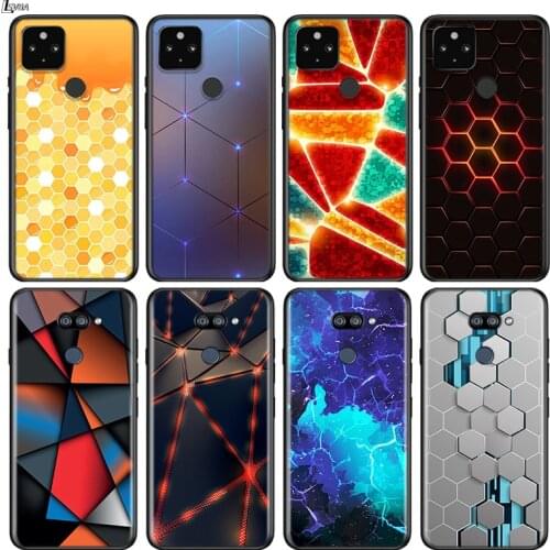 For Google Pixel 5 4 4A XL Cover Honeycomb-Like Thing For LG Q60 V60 V50 V50S V40 V35 V30 Aristo ThinQ Soft Phone Case