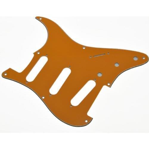 KAISH USA Vintage 8 Hole ST Guitar Pickguard Scrach Plate Pure Orange