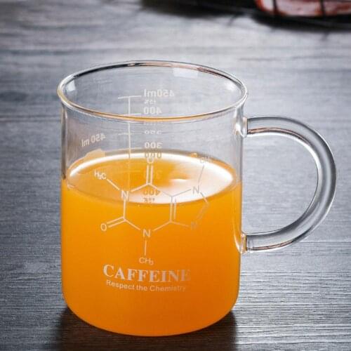 Large Capacity Creative Glass Measuring Cup Round Transparent Food Grade Borosilicate Tea Kettle Domestic Coffee Cup