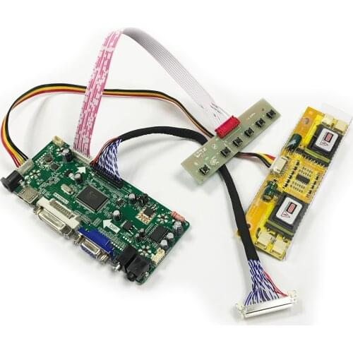 M.NT68676.2 LCD driver board for laptop screen DVI VGA signal input 1440x900 1680x1050 1280x1024 full kit